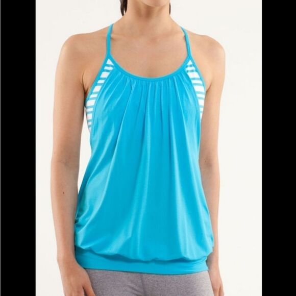 Lululemon No Limits Tank Spry Blue 4 - Picture 2 of 10